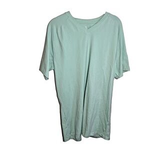 Tailored Athlete Men's Essential V-Neck T-shirt Size XXL Mint Gorpcore Lightweig